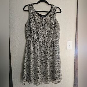 Animal print mini dress